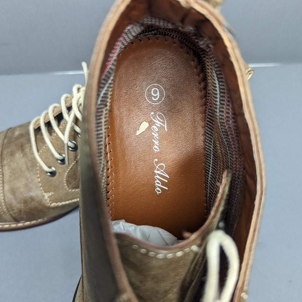 Ferro Aldo Brown Suede Ankle Boot - Picture 8 of 9